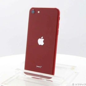 【中古】Apple(アップル) iPhone SE 第3世代 64GB プロダクトレッド MMYE3J／A SIMフリー 【352-ud】