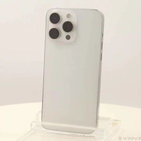 【中古】Apple(アップル) iPhone15 Pro Max 1TB ホワイトチタニウム MU703J／A SIMフリー 【258-ud】