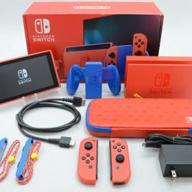 【中古】Nintendo Switch マリオレッド×ブルーセット 【Joy-Con オリジナルデザイン】 HAD-S-RAAAF
