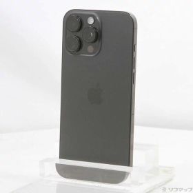 【中古】Apple(アップル) iPhone16 Pro Max 256GB ブラックチタニウム 3N528J／A SIMフリー 【371-ud】