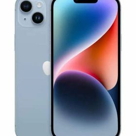 【中古】【安心保証】 iPhone14 Plus[512GB] au/UQ ブルー