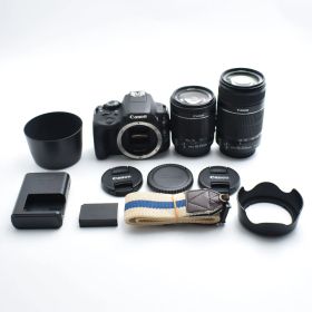 B#10584 Canon デジタル一眼レフカメラ EOS Kiss X7 ダブルズームキット EF-S18-55ｍｍ/EF-S55-250ｍｍ付属 KISSX7-WKIT