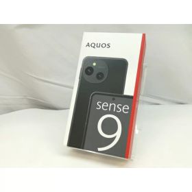 【未使用】SHARP 国内版 【SIMフリー】 AQUOS sense9 ブラック 6GB 128GB SH-M29【池袋東口】保証期間3ヶ月