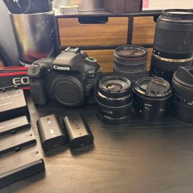 キャノン Canon EOS 80D レンズ6本フルセット（ショット数1.3万）