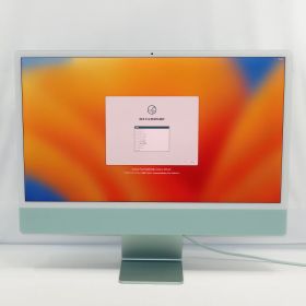 【 中古 】Apple iMac 2021 MJV83J/A M1 メモリ8GB SSD256GB グリーン Ventura 24インチ 1年保証 【レビュー特典：延長保証】デスクトップパソコン