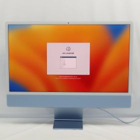 【 中古 】Apple iMac 2021 MGPK3J/A M1 メモリ8GB SSD256GB ブルー Ventura 24インチ 1年保証 【レビュー特典：延長保証】デスクトップパソコン