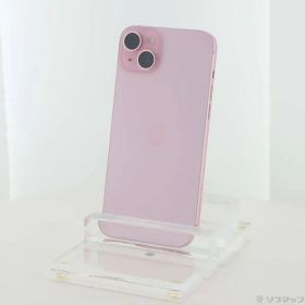 〔中古品〕 iPhone15 Plus 256GB ピンク MU0H3J／A SIMフリー【262】