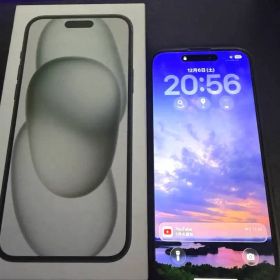 Apple iPhone15 plus 128gb black 黒