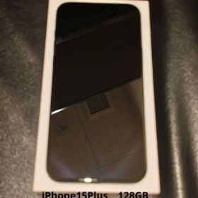iPhone 15 Plus 128GBブラック本体