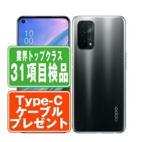 【中古】 OPG02 OPPO A54 5G シルバーブラック SIMフリー 本体 au スマホ 【あす楽】 【保証あり】 【送料無料】 opg02bk7mtm