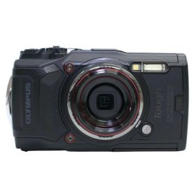 [中古] OLYMPUS 防水カメラ STYLUS Tough TG-6 tg-6-b ブラック[良い(B)]