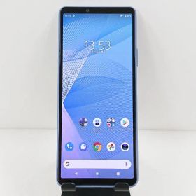 Xperia 10 III SOG04 au ブルー 送料無料 本体 c12149