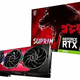 【中古】MSI GeForce RTX 3070 SUPRIM SE 8G LHR x GODZILLA グラフィックスボード VD7771