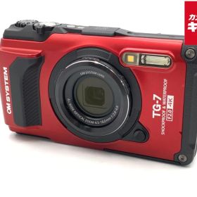 【中古】 【美品】 OM SYSTEM Tough TG-7 RED レッド