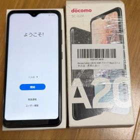 動作良好 Samsung Galaxy A20 SCV46 32GB