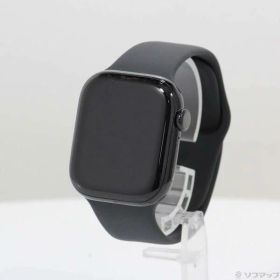【中古】Apple(アップル) Apple Watch Series 10 GPS 42mm ジェットブラックアルミニウムケース ブラックスポーツバンド 【348-ud】