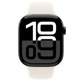 Apple Apple Watch Series10 46mm GPSモデル MWX13J/A+MXM73FE/A A2999【ジェットブラックアルミニウムケース/スターライトスポーツバンド】 [未使用] 【当社6ヶ月保証】 イオシス