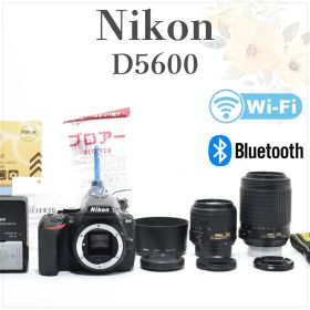 コメント割引あり✨軽量 高画質✨ニコン D5600✨初心者◎ 一眼レフカメラ