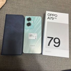 OPPO A79 5G ミントグリーン ケース付き