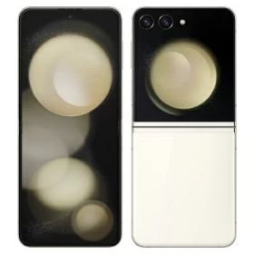 Samsung Galaxy Z Flip5 5G SIngle-SIM SM-F731N Cream【RAM8GB/ROM512GB 韓国版SIMフリー】 SAMSUNG 当社3ヶ月間保証 中古 イオシス