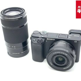 【中古】 【良品】 ソニー α6400 ダブルズームレンズキット ブラック [ILCE-6400Y B] 【ミラーレス一眼】 【6ヶ月保証】