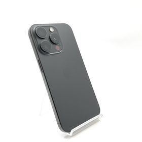 アップル(Apple)の【全額返金保証】【最速発送】Apple iPhone iPhone 15 Pro 256GB ブラックチタニウム SIMフリー 美品 動作確認済(スマートフォン本体)