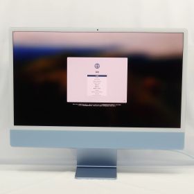 【 中古 】Apple iMac 2023 MQRQ3J/A M3 メモリ8GB SSD256GB ブルー Sonoma 24インチ 1年保証 【レビュー特典：延長保証】デスクトップパソコン
