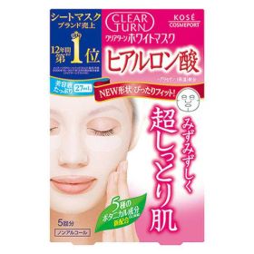 クリアターン ホワイトマスク ヒアルロン酸Kose Clear Turn White Mask