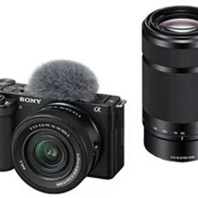 ★ソニー / SONY VLOGCAM ZV-E10X ダブルズームレンズキット [ブラック]【デジタル一眼カメラ】【送料無料】