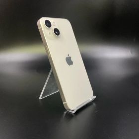 iPhone 14 128GB スターライト au 美品 動作確認済 88%【全額返金保証】【最速発送】