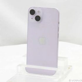 〔中古品〕 iPhone14 128GB パープル MPUY3J／A SIMフリー【377】