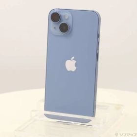 〔中古品〕 iPhone14 128GB ブルー MPVJ3J／A SIMフリー【196】