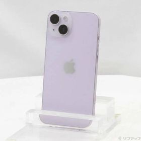 〔中古品〕 iPhone14 128GB パープル MPUY3J／A SIMフリー【269】
