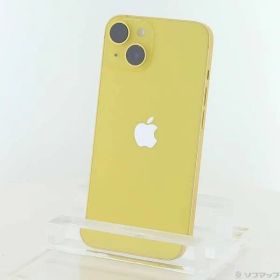 〔中古品〕 iPhone14 128GB イエロー MR3Q3J／A SIMフリー【262】