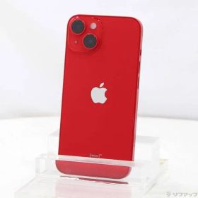 〔中古品〕 iPhone14 128GB プロダクトレッド MPV93J／A SIMフリー【258】