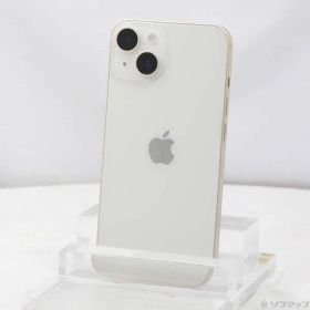 〔中古品〕 iPhone14 128GB スターライト MPUQ3J／A SIMフリー【276】