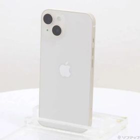 〔中古品〕 iPhone14 128GB スターライト MPUQ3J／A SIMフリー【344】