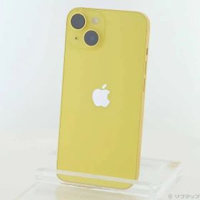 〔中古品〕 iPhone14 128GB イエロー MR3Q3J／A SIMフリー【305】