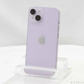 〔中古品〕 iPhone14 128GB パープル MPUY3J／A SIMフリー【305】