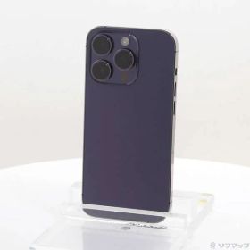 〔中古品〕 iPhone14 Pro 512GB ディープパープル MQ283J／A SIMフリー【269】