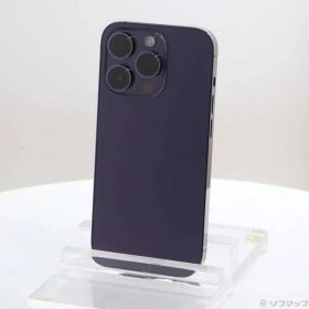 〔中古品〕 iPhone14 Pro 128GB ディープパープル MQ0F3J／A SIMフリー【262】