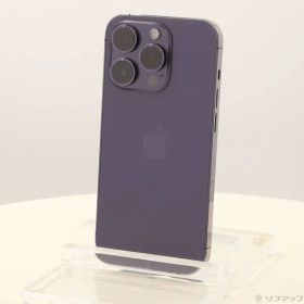 〔中古品〕 iPhone14 Pro 128GB ディープパープル MQ0F3J／A SIMフリー【262】