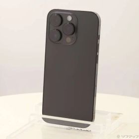 〔中古品〕 iPhone14 Pro 128GB スペースブラック MPXU3J／A SIMフリー【344】