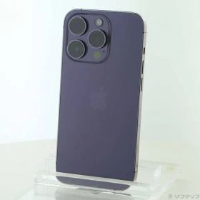 〔中古品〕 iPhone14 Pro 128GB ディープパープル MQ0F3J／A SIMフリー【276】