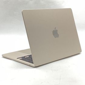 アップル(Apple)の【全額返金保証】【最速発送】Apple MacBook Air 13.6インチ 2025 Apple M4 16GB SSD 256GB スターライト 100% 美品 動作確認済(ノートPC)