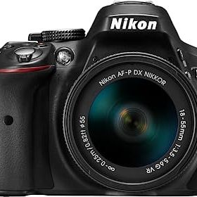 【中古】Nikon デジタル一眼レフカメラ D5300 AF-P 18-55 VR レンズキット ブラック D5300LKP18-55