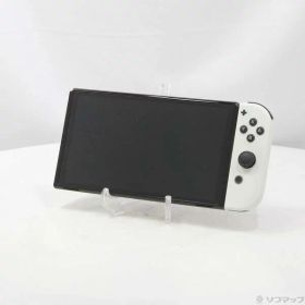 【中古】Nintendo(任天堂) Nintendo Switch 有機ELモデル Joy-Con(L)／(R) ホワイト 【377-ud】