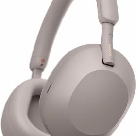 ソニー ワイヤレスヘッドホン WH-1000XM5:ノイキャン性能向上/通話性能向上/ソフトフィットレザーによる高い遮音性/スモーキーピンク 2024年新色