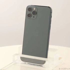 〔中古品〕 iPhone11 Pro 256GB ミッドナイトグリーン NWCC2J／A SIMフリー【352】