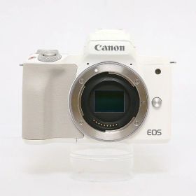 【中古】キヤノン EOS M50 MarkII ホワイト(EOS Kiss M2海外モデル)※充電器無し ランク：B「レモン社 秋葉原店在庫」【デジタル一眼】商品コード：2111040294873